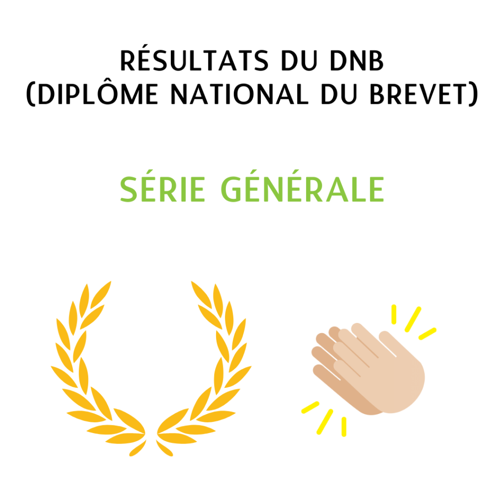 Résultats du DNB 2023 série générale
