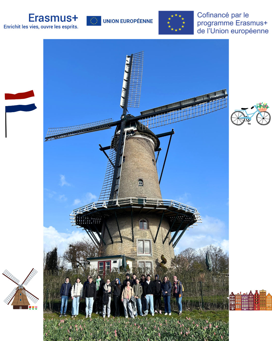 Échange Erasmus+ : cap sur les Pays-Bas !